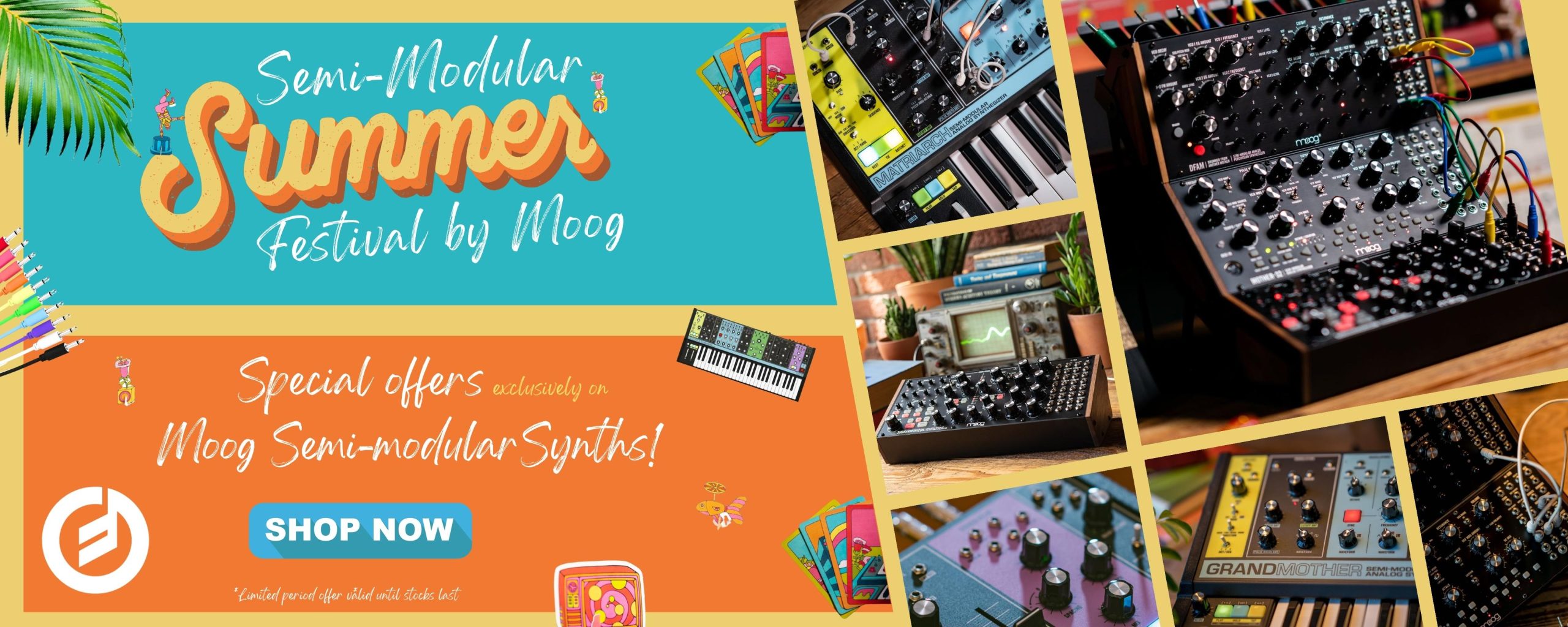 moog mother 32 dfam semi modular synthesizer sale offer discount grandmother matriarch moog sound studio bundle subharmonicon